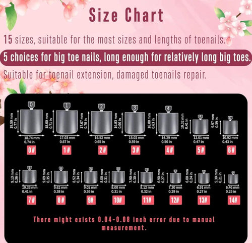 Custom Toe Sets (10PC)